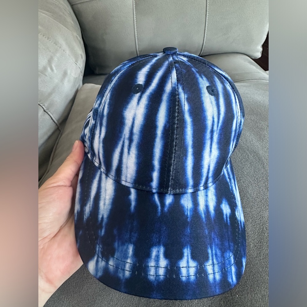 Molo Sebastian Smiley Hat Tie Dye Vertical baseball Hat Size S-M New! - Picture 13 of 14